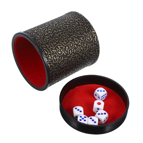 DRESSOOS 1 Set Würfelbecher, Spiel Requisiten, Würfelbecher, Würfelbecher, Spielzubehör, Würfel Stapelbecher, Würfel Transportbecher, Würfel Aufbewahrungsbecher, Benutzerdefinierter von DRESSOOS