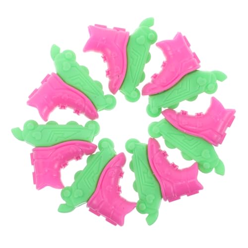 DRESSOOS 10 Paar Puppen Rollschuhe, Puppenschuhe Zum Basteln, Schuhe Für Puppen, Puppen Schuhe, Baby Puppenschuhe, Miniatur Schuhe DRESSOOS 10 Paar Puppen Rollschuhe, Puppenschuhe Zum Basteln, Schuhe Für Puppen, Puppen Schuhe, Baby Puppenschuhe, Miniatur Schuhe von DRESSOOS