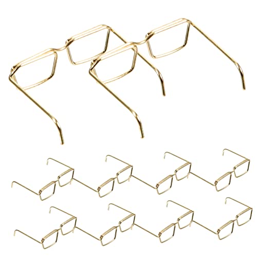 DRESSOOS Mini-puppenaugen Mit Metalldrahtrahmen 10er-Pack Ohne Linse Anziehbrille Für Puppen Stilvolles Accessoire Für Spielzeugpuppen DRESSOOS Mini-puppenaugen Mit Metalldrahtrahmen 10er-Pack Ohne Linse Anziehbrille Für Puppen Stilvolles Accessoire Für Spielzeugpuppen von DRESSOOS
