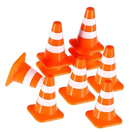 DRESSOOS 10 STK Spielzeug-straßenschild Straßensperre Spielzeug Verkehrsschilder Aus Kunststoff Leitkegel Spielzeug Konstruktionsspielzeug Baukegel Ampel Kind Konisch Plastik Absperrkegel DRESSOOS 10 STK Spielzeug-straßenschild Straßensperre Spielzeug Verkehrsschilder Aus Kunststoff Leitkegel Spielzeug Konstruktionsspielzeug Baukegel Ampel Kind Konisch Plastik Absperrkegel von DRESSOOS