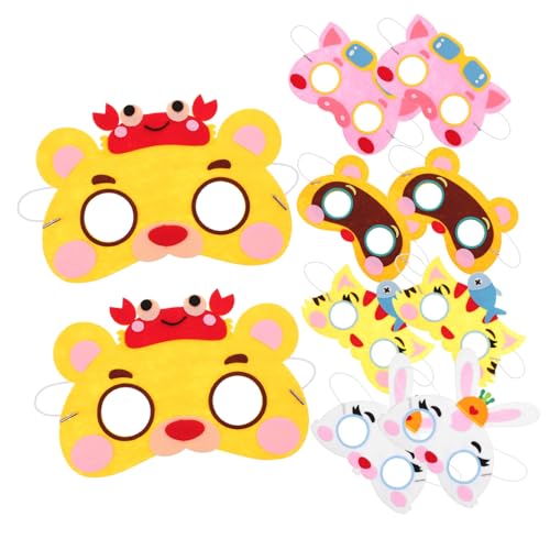 DRESSOOS 10 Stück Gesichtsmaske Stirnband Party Cosplay Tiermaske Tiermasken Partymaske Party Cartoon Maske Partygeschenk Maske Für Tier Cosplay Masken Tiermasken Dekoration DRESSOOS 10 Stück Gesichtsmaske Stirnband Party Cosplay Tiermaske Tiermasken Partymaske Party Cartoon Maske Partygeschenk Maske Für Tier Cosplay Masken Tiermasken Dekoration von DRESSOOS