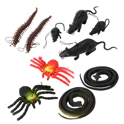 DRESSOOS 10 Stück Gruseliges Insektenspielzeug Halloween Kleidung Kostüm Halloween Owen Kostüme Halloween Party Spielzeug Halloween Bday Party Dekorationen Oogy Boogy Weicher von DRESSOOS