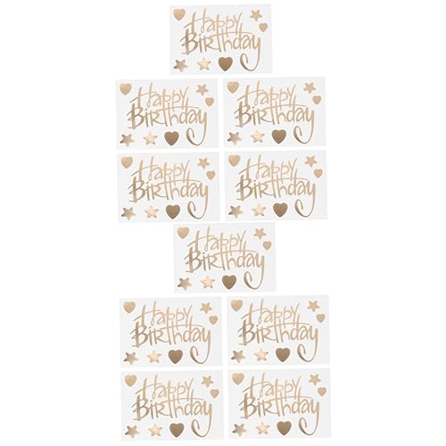 DRESSOOS 10 Stück Happy Birthday Aufkleber, Geburtstagsparty Zubehör, Geburtstagsparty Aufkleber, Dekorative Aufkleber, Geburtstagsballon Aufkleber, Dekorative Ballon Aufkleber, Ballon DRESSOOS 10 Stück Happy Birthday Aufkleber, Geburtstagsparty Zubehör, Geburtstagsparty Aufkleber, Dekorative Aufkleber, Geburtstagsballon Aufkleber, Dekorative Ballon Aufkleber, Ballon von DRESSOOS