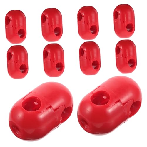 DRESSOOS Kletterwand-zubehör 10 Stück Kletternetz-schnallen Rote Anschlüsse Für Kinder Zum Spielen Im Freien DRESSOOS Kletterwand-zubehör 10 Stück Kletternetz-schnallen Rote Anschlüsse Für Kinder Zum Spielen Im Freien von DRESSOOS