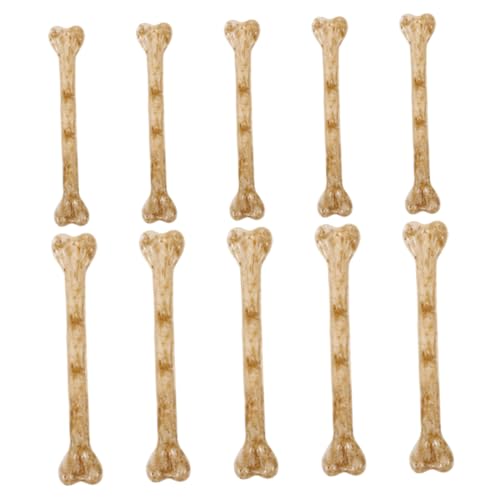 DRESSOOS 10 Stück Künstliche Knochen für Halloween Dekorationen Realistische Fake Bones für Gruseldekoration Bastelprojekte und Partyzubehör Schaurige Events und DIY Projekte von DRESSOOS