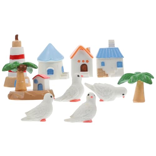 DRESSOOS 10 Stück Miniatur Landschaft, Mikro Landschaft, Miniatur Dekorationen, Mini Strand Stil, Ornament, Landschaftsschmuck, Miniatur Ornament, Mini, Strand Zubehör, Heimdekoration DRESSOOS 10 Stück Miniatur Landschaft, Mikro Landschaft, Miniatur Dekorationen, Mini Strand Stil, Ornament, Landschaftsschmuck, Miniatur Ornament, Mini, Strand Zubehör, Heimdekoration von DRESSOOS