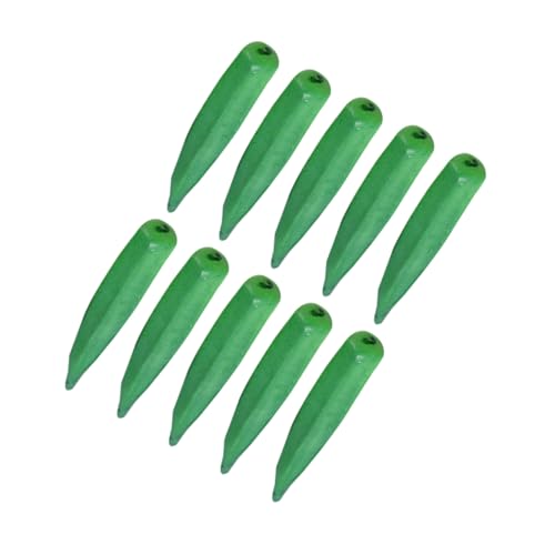 DRESSOOS 10 Stück Simulierte Okra, Dekoratives Gemüse, Künstliches Gemüse, Kreative Gemüsesimulation, Künstliche Gemüsemodelle, Gemüsedekorationen, Simulationsgemüse, Realistisches Okra DRESSOOS 10 Stück Simulierte Okra, Dekoratives Gemüse, Künstliches Gemüse, Kreative Gemüsesimulation, Künstliche Gemüsemodelle, Gemüsedekorationen, Simulationsgemüse, Realistisches Okra von DRESSOOS