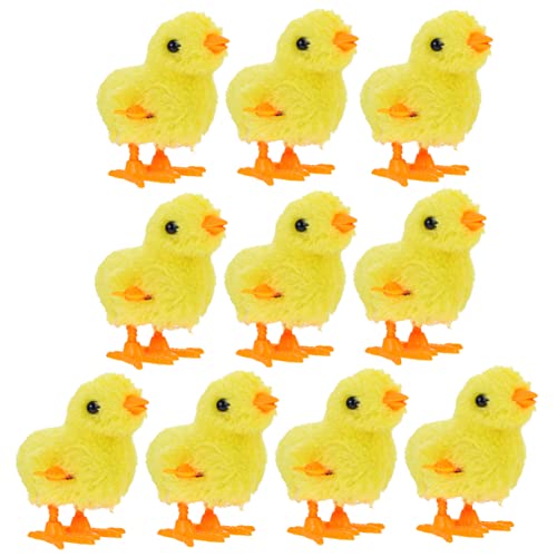 DRESSOOS 10 Stück Uhrwerk Huhn, Aufziehspielzeug, Haushaltsspielzeug Für Kinder, Entzückendes Kinderspielzeug, Lustiges Kükenspielzeug, Kompaktes Aufziehspielzeug, Kompaktes DRESSOOS 10 Stück Uhrwerk Huhn, Aufziehspielzeug, Haushaltsspielzeug Für Kinder, Entzückendes Kinderspielzeug, Lustiges Kükenspielzeug, Kompaktes Aufziehspielzeug, Kompaktes von DRESSOOS