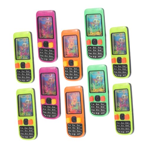DRESSOOS 10 Stück Wassermaschinen Spielzeug, Handheld Spielzeug, Wasserring Spiel, Reiseutensilien Für Kinder, Handy Wasserspiel, Wasserringwurf, Handheld Spiel, Kinder Goodie Bag DRESSOOS 10 Stück Wassermaschinen Spielzeug, Handheld Spielzeug, Wasserring Spiel, Reiseutensilien Für Kinder, Handy Wasserspiel, Wasserringwurf, Handheld Spiel, Kinder Goodie Bag von DRESSOOS