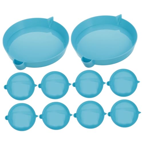 DRESSOOS 10 Stücke Blase Disc Spielzeug Kunststoff Pflanzer Trays Runde Tablett Geburtstag Party Favors DRESSOOS 10 Stücke Blase Disc Spielzeug Kunststoff Pflanzer Trays Runde Tablett Geburtstag Party Favors von DRESSOOS