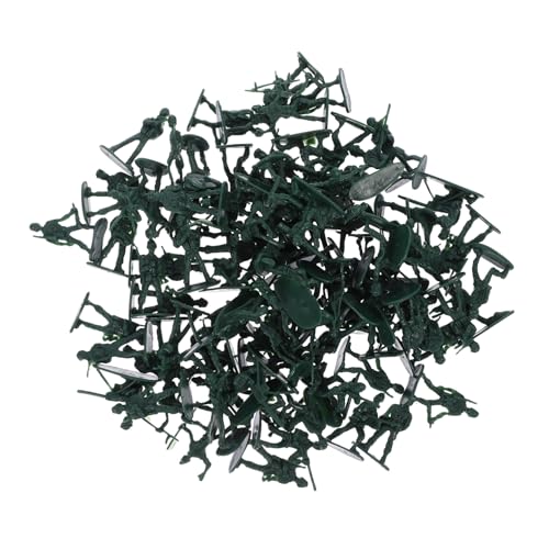 DRESSOOS 100 Stück Mini Soldaten Figuren Militärische Modellfiguren für Miniaturszenen und Rollenspiele Robustes Kunststoffmaterial Detailreiche Designs für Kreative Dekoration DRESSOOS 100 Stück Mini Soldaten Figuren Militärische Modellfiguren für Miniaturszenen und Rollenspiele Robustes Kunststoffmaterial Detailreiche Designs für Kreative Dekoration von DRESSOOS