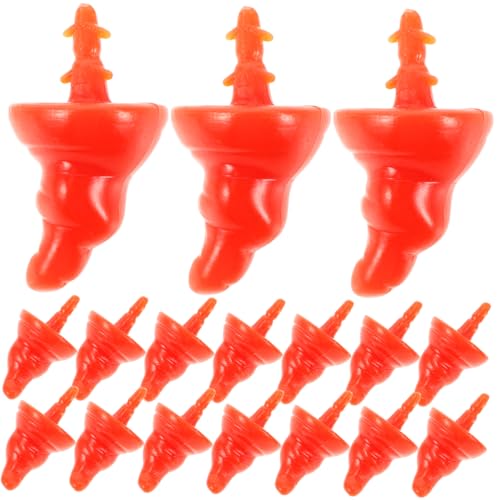 DRESSOOS 100 Stück Schneemann Nasen Schneemann Nasen Zum Basteln DIY Schneemann Weihnachten Kunststoff Schneemann Nasen Schneemann Bastelset Schneemann DIY Handwerk von DRESSOOS