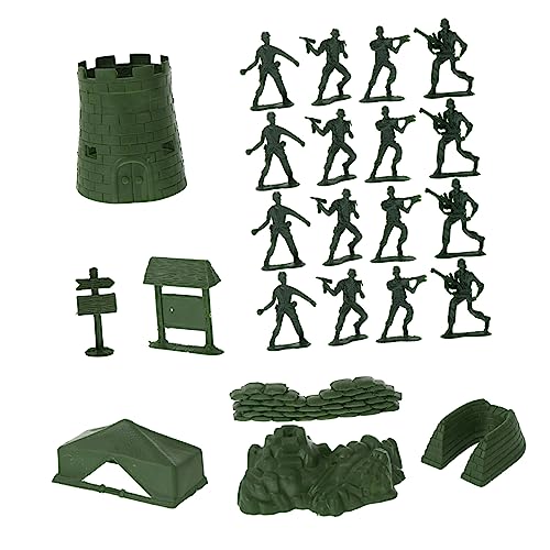 DRESSOOS Soldaten-modellspielzeug 100 Stück Jungen- Und Mädchenspielzeug Für Spiele 4 cm Soldatenspielzeug Soldatenfiguren Soldatenfiguren von DRESSOOS