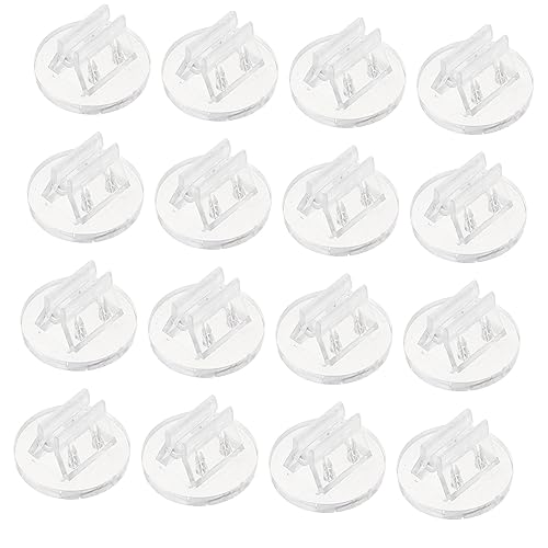DRESSOOS 100St Plastikkartenhalter kartenclip Karten Clip kartenschachtel Card Box Kartenspiel Spielkartenständer Display mit Mehreren Visitenkartenhaltern Kartenhalter für den Schreibtisch von DRESSOOS