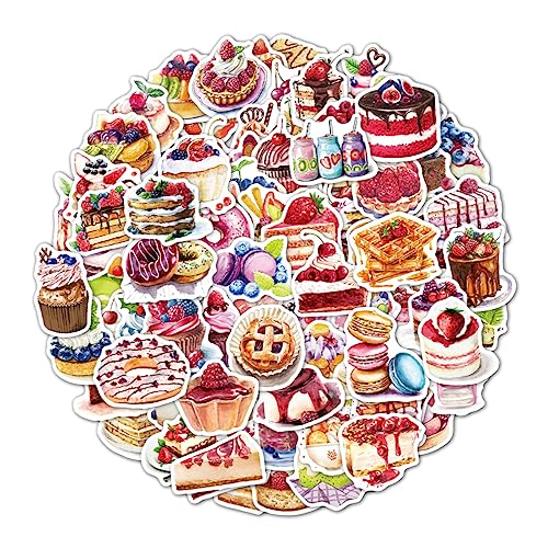 DRESSOOS 100st Aufkleber Bunte Abziehbilder PVC Selbstklebend von DRESSOOS