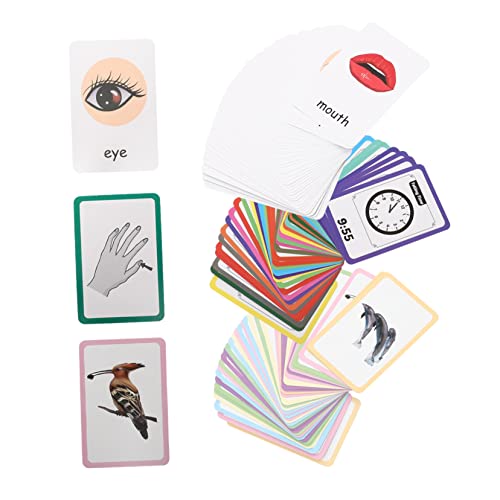 DRESSOOS 108 Teiliges Visuelles Lernspielzeug Für Den Haushalt, Lernspielzeug Für Kleinkinder, Kinderzubehör, Sichtwort Flash Karten, Kindergarten, Interessante Sensorische Karten, DRESSOOS 108 Teiliges Visuelles Lernspielzeug Für Den Haushalt, Lernspielzeug Für Kleinkinder, Kinderzubehör, Sichtwort Flash Karten, Kindergarten, Interessante Sensorische Karten, von DRESSOOS