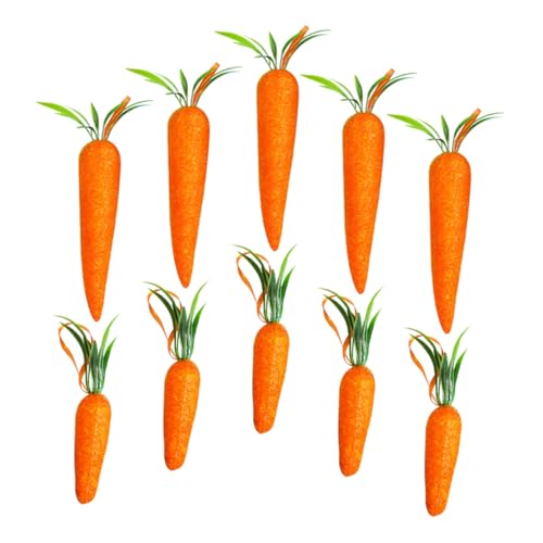 DRESSOOS 10St Karotte-Anhänger weihnachtliche Tischdeko Karotte Handwerk hängende Karotte zu Ostern basteln für Ostern dekorative Karottenverzierung osterversorgung Schaum Orange DRESSOOS 10St Karotte-Anhänger weihnachtliche Tischdeko Karotte Handwerk hängende Karotte zu Ostern basteln für Ostern dekorative Karottenverzierung osterversorgung Schaum Orange von DRESSOOS