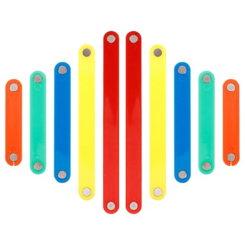 DRESSOOS 10St Puzzle für bauklötze Mathematisches Mathematische Magnetischer Bulletin-Bar-Streifen magnetisches Wandtattoo Plastik von DRESSOOS
