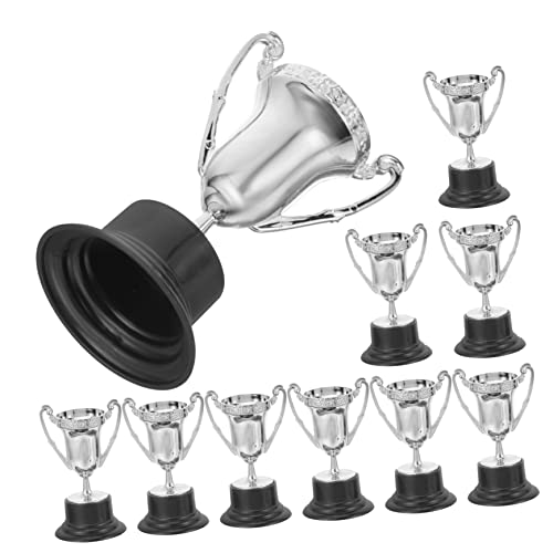 DRESSOOS 10St Trophäe preise preiwuß schul Massengeschenke für Kinder Sportdekor Fußballgeschenke Spielzeuge Spielpreis Siegerpokal als Geschenk Mini schmücken Metall Preis- Modell Plastik von DRESSOOS