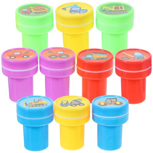 DRESSOOS 10st BAU-LKW-Stempel Süße Plastikstempel Stempel Zum Thema BAU Zeitschriftenstempel DIY-tagebuchstempel Selbstfärbender Stempel Weihnachtsstempel, Kind Karikatur DRESSOOS 10st BAU-LKW-Stempel Süße Plastikstempel Stempel Zum Thema BAU Zeitschriftenstempel DIY-tagebuchstempel Selbstfärbender Stempel Weihnachtsstempel, Kind Karikatur von DRESSOOS