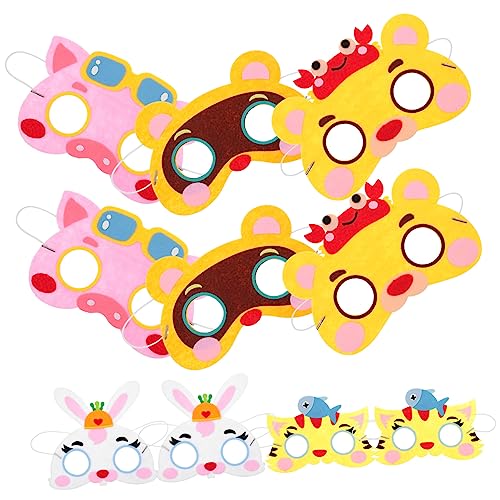 DRESSOOS 10st Kinderkarikaturmasken Partymaske Halloween-maskenstütze Neuheit Tiermaske Maske Für Dekorative Tiermaske Tierische Maske Geburtstagsdekorationen Tiermasken Nicht Gewebt DRESSOOS 10st Kinderkarikaturmasken Partymaske Halloween-maskenstütze Neuheit Tiermaske Maske Für Dekorative Tiermaske Tierische Maske Geburtstagsdekorationen Tiermasken Nicht Gewebt von DRESSOOS