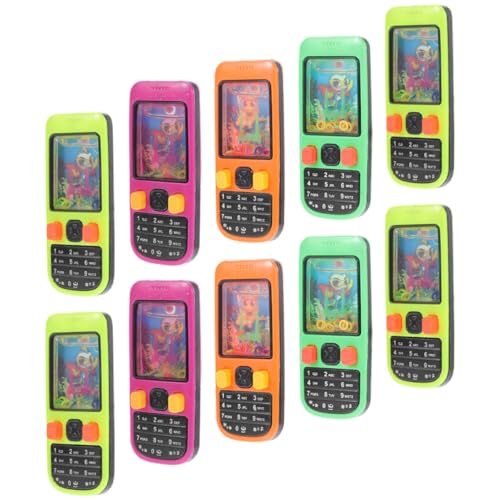 DRESSOOS 10St Wassermaschinenspielzeug Mehrfarbiges Ringwurfspiel Mini-Wassertische Spielzeuge Handheld-Wurfspiel Handheld-Reisespiele Handy Puzzle Zwinge Kreis werfen Kind von DRESSOOS