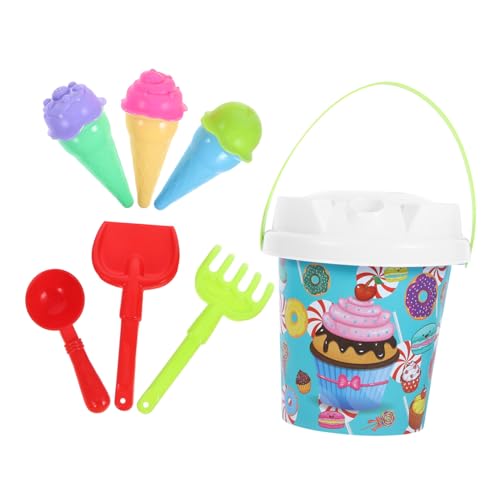 DRESSOOS Sandspielzeug Für Kinder Eimer Und Schaufel Strandspielzeug Eiscreme-Designs Fördert Die Kreativität Für Zufällige Farben DRESSOOS Sandspielzeug Für Kinder Eimer Und Schaufel Strandspielzeug Eiscreme-Designs Fördert Die Kreativität Für Zufällige Farben von DRESSOOS