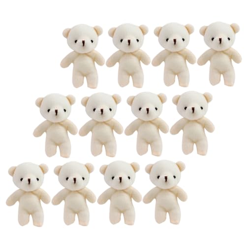 DRESSOOS 12 Stück Bärenanhänger, Puppe, Bär, Ornament, Spielzeug, Kleine Bären, Tragbarer Bärenanhänger, Cartoon Bär, Puppe, Bär, Stofftier, Schlüsselanhänger, Bärenanhänger, Hängende DRESSOOS 12 Stück Bärenanhänger, Puppe, Bär, Ornament, Spielzeug, Kleine Bären, Tragbarer Bärenanhänger, Cartoon Bär, Puppe, Bär, Stofftier, Schlüsselanhänger, Bärenanhänger, Hängende von DRESSOOS