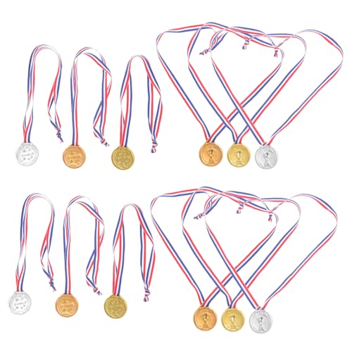 DRESSOOS 12 Stück Kindermedaillen Spielzeug, Halloween Medaille, Studentenmedaille, Fußballmedaillen Für Kinder, Plastikmedaillen, Kindermedaillen, Auszeichnungsmedaillen, Gefälschte DRESSOOS 12 Stück Kindermedaillen Spielzeug, Halloween Medaille, Studentenmedaille, Fußballmedaillen Für Kinder, Plastikmedaillen, Kindermedaillen, Auszeichnungsmedaillen, Gefälschte von DRESSOOS