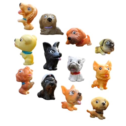 DRESSOOS 12 Stück Mikro Landschafts Welpenstatuen, Welpen Für Zuhause, Hundestatue Und Figuren, Winzige Welpen Dekoration, Mini Hundefiguren, Miniatur Welpen Tierfiguren, Kleines DRESSOOS 12 Stück Mikro Landschafts Welpenstatuen, Welpen Für Zuhause, Hundestatue Und Figuren, Winzige Welpen Dekoration, Mini Hundefiguren, Miniatur Welpen Tierfiguren, Kleines von DRESSOOS