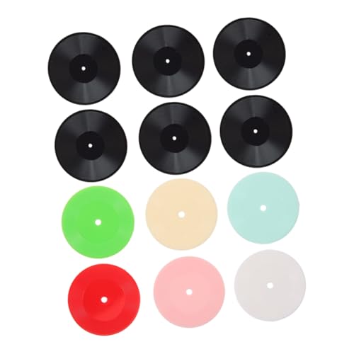 DRESSOOS 12stücke Miniatur Schallplatten Für Fake Vinyls Musikzimmer Deko Musik Player Zubehör Für Sammler Und Musikliebhaber DRESSOOS 12stücke Miniatur Schallplatten Für Fake Vinyls Musikzimmer Deko Musik Player Zubehör Für Sammler Und Musikliebhaber von DRESSOOS