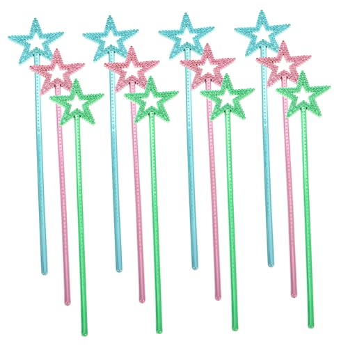 DRESSOOS 12 Stück Prinzessinnen Geburtstagsparty Dekorationen Für Kinder, Prinzessinnen Partygeschenke, Prinzessinnen Für Kleine Mädchen, Kinderzauberstab, Plastikzauberstab, Prinzessinnen DRESSOOS 12 Stück Prinzessinnen Geburtstagsparty Dekorationen Für Kinder, Prinzessinnen Partygeschenke, Prinzessinnen Für Kleine Mädchen, Kinderzauberstab, Plastikzauberstab, Prinzessinnen von DRESSOOS