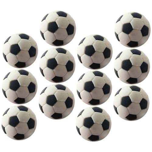 DRESSOOS 12 Stück Puppenhaus Miniatur Essen Spiel Leere Tasse Wasserbecher Mini Modell Zubehör Mini Fußball Miniatur Fußbälle Winzige Fußball Requisiten Puppenhaus Fußbälle Mini Requisiten von DRESSOOS