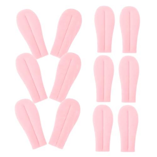 DRESSOOS 12 Stück Zungenzubehör Aus Plüsch Falsche Zunge Puppe DIY Supplies Gefälschte Zungenstütze Zunge Zubehör Simulierte Zungenstütze Rosa Stoff von DRESSOOS