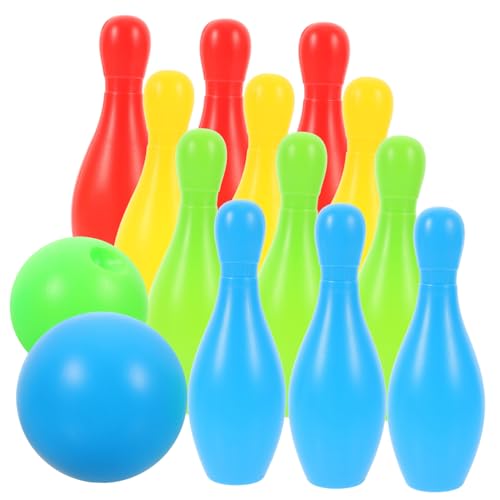 DRESSOOS 12 Teiliges Bowling Set Für Drinnen Und Draußen Interaktives Für Eltern Und Mit 10 Bunten Kegeln Und 2 Bällen Ideal Für Spiel Und Spaß Im Freien DRESSOOS 12 Teiliges Bowling Set Für Drinnen Und Draußen Interaktives Für Eltern Und Mit 10 Bunten Kegeln Und 2 Bällen Ideal Für Spiel Und Spaß Im Freien von DRESSOOS