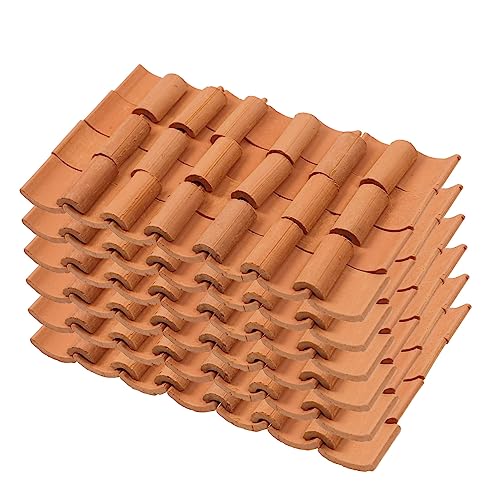 DRESSOOS 120 Stück Ziegelmodell Dachziegel Requisiten, Kreative Dachziegelmodelle, Lebensechte Kleine Dachziegel, Mini Dachziegel, Mikro Landschafts Dachziegel Modell, Kleine Simulations DRESSOOS 120 Stück Ziegelmodell Dachziegel Requisiten, Kreative Dachziegelmodelle, Lebensechte Kleine Dachziegel, Mini Dachziegel, Mikro Landschafts Dachziegel Modell, Kleine Simulations von DRESSOOS