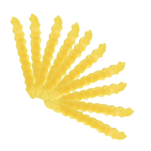 DRESSOOS 12Pcs Simulierte Wellblecher Frites Fries Quest Kartoffelmodelle Realistische Chips Frites Fries Party Trick Food Simulation Französische Geburtstagsfeier Gunst Requisiten Gelbe DRESSOOS 12Pcs Simulierte Wellblecher Frites Fries Quest Kartoffelmodelle Realistische Chips Frites Fries Party Trick Food Simulation Französische Geburtstagsfeier Gunst Requisiten Gelbe von DRESSOOS