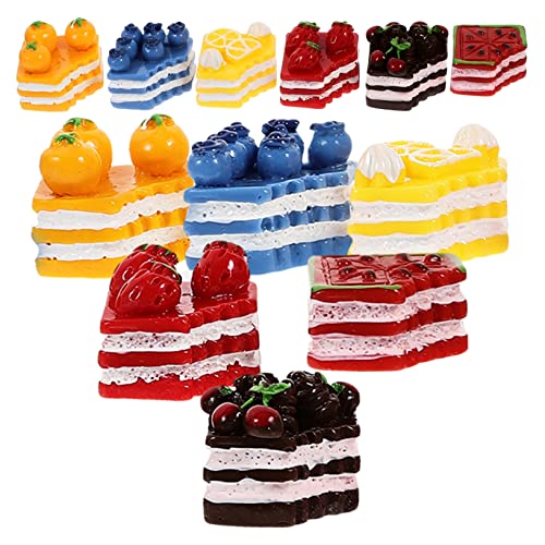 DRESSOOS 12St Mikrolandschaftsdekoration Essen Kuchen Spielzeugnahrung Food-Requisiten- Party House Decoration puppenhauszubehör gefälschter Nachtisch Haarspangen-DIY-Zubehör Harz DRESSOOS 12St Mikrolandschaftsdekoration Essen Kuchen Spielzeugnahrung Food-Requisiten- Party House Decoration puppenhauszubehör gefälschter Nachtisch Haarspangen-DIY-Zubehör Harz von DRESSOOS