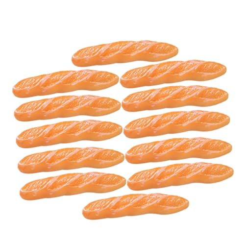DRESSOOS 12St Nachgemachtes langes Baguette Plüsch Puppe Kastenform Bausatz Mini-Laibpfanne praktisch deko Mini-Frühstück kleines Brot Miniaturbrot Simulation Minibrot Harz Orange DRESSOOS 12St Nachgemachtes langes Baguette Plüsch Puppe Kastenform Bausatz Mini-Laibpfanne praktisch deko Mini-Frühstück kleines Brot Miniaturbrot Simulation Minibrot Harz Orange von DRESSOOS