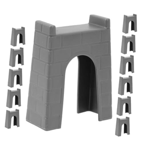 DRESSOOS 12st Gleiszubehör Simulation Eisenbahnbrückenpier Brückenmodell DIY Brückenpfeilermodell Brückenunterstützungszug Modelleisenbahnzubehör Brückenpfeilergleis Plastik Grey DRESSOOS 12st Gleiszubehör Simulation Eisenbahnbrückenpier Brückenmodell DIY Brückenpfeilermodell Brückenunterstützungszug Modelleisenbahnzubehör Brückenpfeilergleis Plastik Grey von DRESSOOS