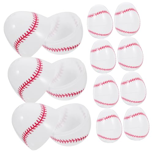 DRESSOOS Ostern 12 Stück Baseball-quetsch-eier Befüllbare Ostereier Osterboxen Für Jungen Und Mädchen DRESSOOS Ostern 12 Stück Baseball-quetsch-eier Befüllbare Ostereier Osterboxen Für Jungen Und Mädchen von DRESSOOS