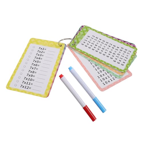 DRESSOOS 13 Teilige Mathematik Lernkarten, Multiplikationsübungskarten, Mathe Lernkarten, Additions Lernkarten, Lernkarten Für Kleinkinder, Lernkarten Mit Mathematischen Fakten, von DRESSOOS