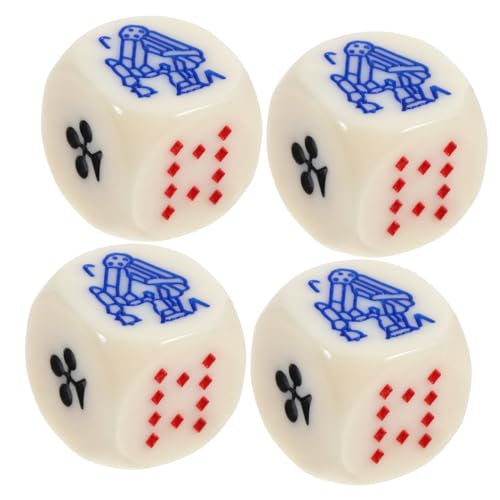 DRESSOOS 15 Stück Pokerwürfel, Tragbare, Spielrequisiten, Lustige Spielwürfel, Trinkspielwürfel, Geburtstagsparty Spiele, Tragbare, Würfelrequisiten, Acrylwürfel, Lustige Spielchips, Mit DRESSOOS 15 Stück Pokerwürfel, Tragbare, Spielrequisiten, Lustige Spielwürfel, Trinkspielwürfel, Geburtstagsparty Spiele, Tragbare, Würfelrequisiten, Acrylwürfel, Lustige Spielchips, Mit von DRESSOOS