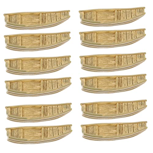 DRESSOOS Fischerboot-Spielzeug Miniatur-Boote Aus Kunstharz Bootsornament Für Landschafts- Und Heimdekoration DRESSOOS Fischerboot-Spielzeug Miniatur-Boote Aus Kunstharz Bootsornament Für Landschafts- Und Heimdekoration von DRESSOOS