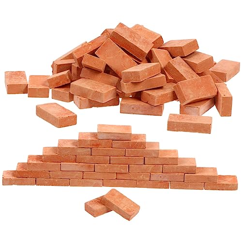 DRESSOOS 150 Stück Simulierte Ziegel, Sandtisch, Ziegel, Möbel, Mini Ziegel, Künstliche Ziegel, DIY Miniatur Ziegel, Miniatur Wandziegel, Miniatur Ziegel, Spielziegel, Requisiten, DRESSOOS 150 Stück Simulierte Ziegel, Sandtisch, Ziegel, Möbel, Mini Ziegel, Künstliche Ziegel, DIY Miniatur Ziegel, Miniatur Wandziegel, Miniatur Ziegel, Spielziegel, Requisiten, von DRESSOOS