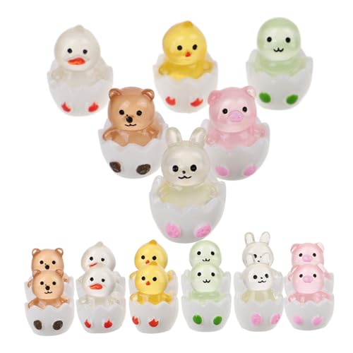 DRESSOOS Leuchtende Tierfiguren 18 Stück Mini-tierfiguren Aus Kunstharz Basteln Miniatur-tierfiguren Spielzeug Für Jungen Und Mädchen Dekoration DRESSOOS Leuchtende Tierfiguren 18 Stück Mini-tierfiguren Aus Kunstharz Basteln Miniatur-tierfiguren Spielzeug Für Jungen Und Mädchen Dekoration von DRESSOOS