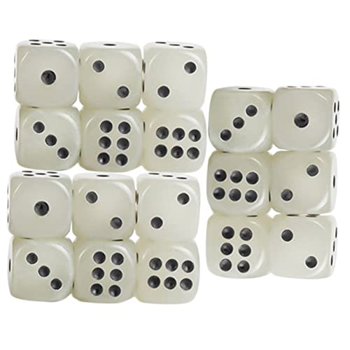 DRESSOOS 18 STK Würfel Spiel Partygeschenke Gaming-zubehör Leuchtende Partyartikel Acryl DRESSOOS 18 STK Würfel Spiel Partygeschenke Gaming-zubehör Leuchtende Partyartikel Acryl von DRESSOOS