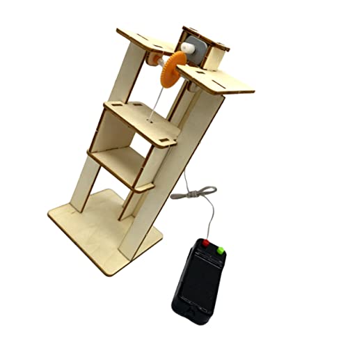 DRESSOOS 1Satz DIY Aufzugsspielzeug für Pädagogisches Holzspielzeug zur Kreativer Fähigkeiten für Wissenschaftliche Experimente und Handwerkliche Projekte von DRESSOOS