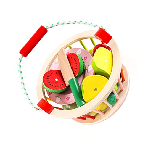 DRESSOOS 1Satz Holzspielzeug für Kognitionsspielzeug mit Schneidefrüchten Pädagogisches Rollenspielzeug Aufbewahrungseimer Fördert Kreativität und Motorische Fähigkeiten DRESSOOS 1Satz Holzspielzeug für Kognitionsspielzeug mit Schneidefrüchten Pädagogisches Rollenspielzeug Aufbewahrungseimer Fördert Kreativität und Motorische Fähigkeiten von DRESSOOS
