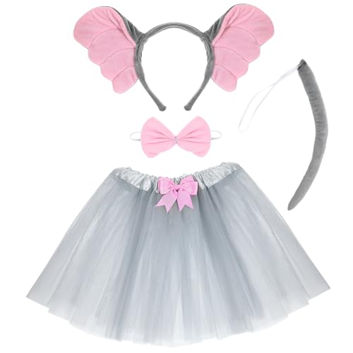 DRESSOOS 1Satz Kostüm Set für Teiliges Halloween Dress Up mit Ohrhaarband und Tüllrock Karneval und Tierkostüme Bequem und Leicht für Unvergessliche Partys DRESSOOS 1Satz Kostüm Set für Teiliges Halloween Dress Up mit Ohrhaarband und Tüllrock Karneval und Tierkostüme Bequem und Leicht für Unvergessliche Partys von DRESSOOS